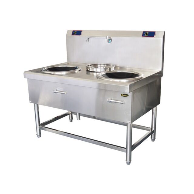 Guzzini Commercial Double Induction Wok Station