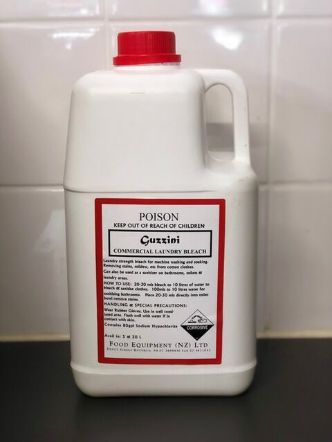 Guzzini Commercial Laundry Bleach -5L