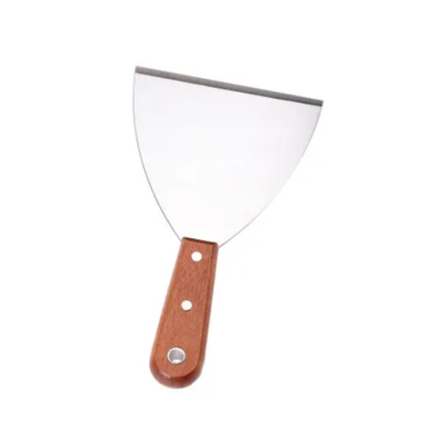 Grill Scraper 10cm Wide Wooden Handle