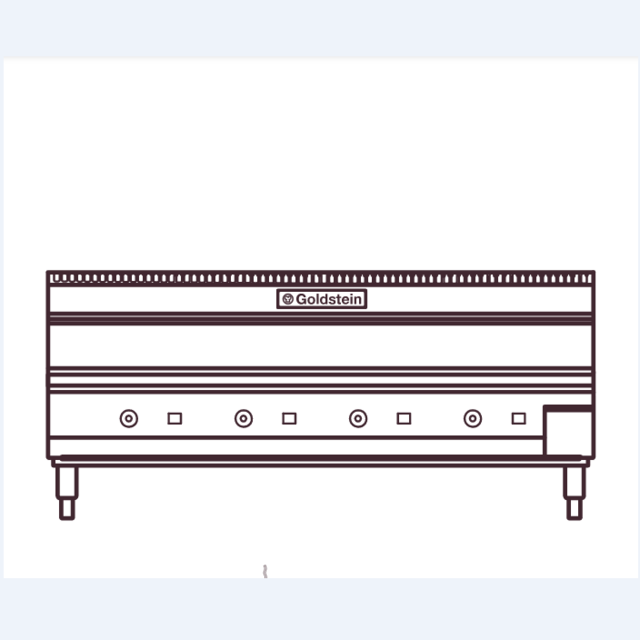 Goldstein 800 Series Electric Griddle Plate GPEDB-48