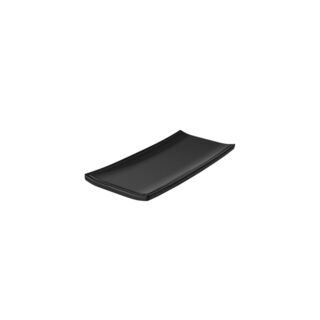 Ryner Melamine Sushi Platter Framed Edge Black 236 x 100mm