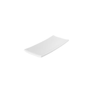 Ryner Melamine Sushi Platter Framed Edge White 267 x 100mm