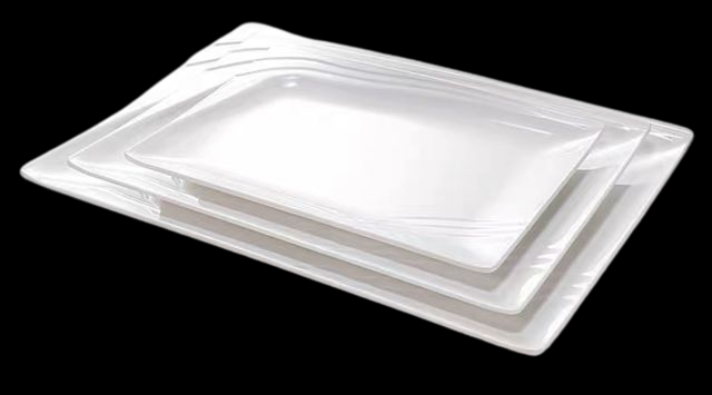 Melamine Curved Rectangular Platter