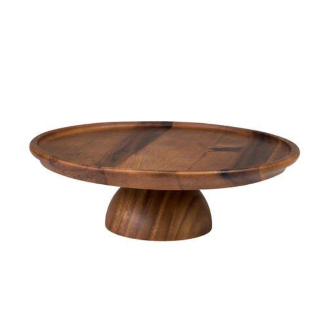 Moda Cake Stand Acacia Wood 305x100mm