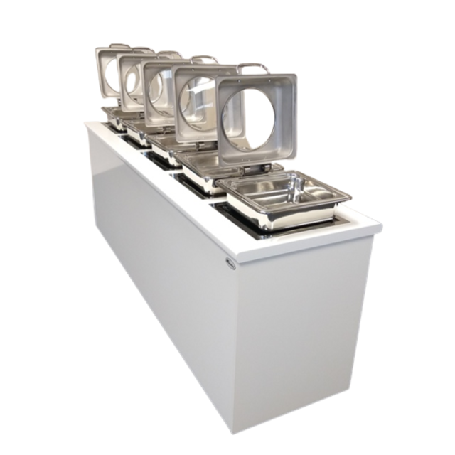 Guzzini Mobile Island Buffet with Induction Warmers - Custom