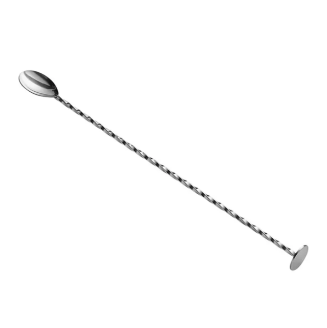Bar Muddling Spoon With Masher 275mm