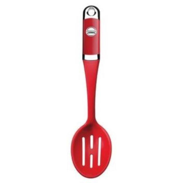 KitchenAid Silicone Slotted Spoon Red