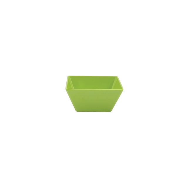 Ryner Melamine Square Bowl Green 70 x 70 x 42mm