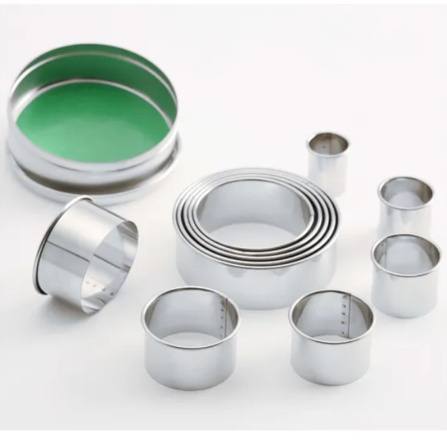 Chef Inox Cutter Set Plain 11pc Stainless Steel