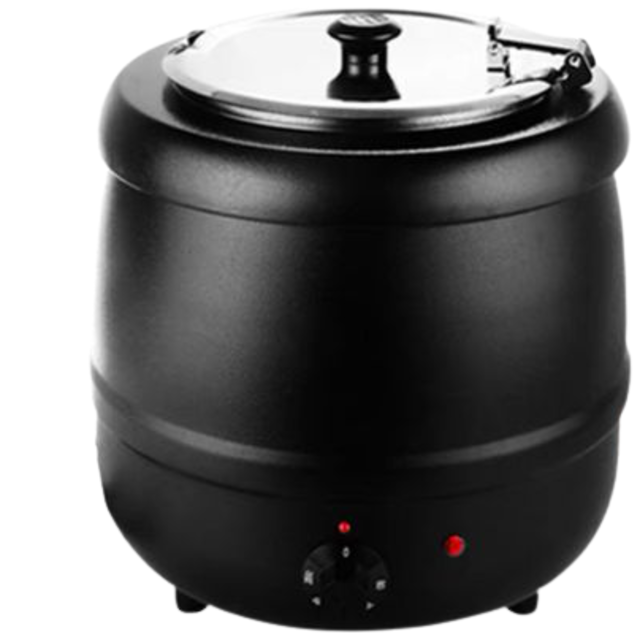 Electric soup warmer Kettle10 ltr - Black