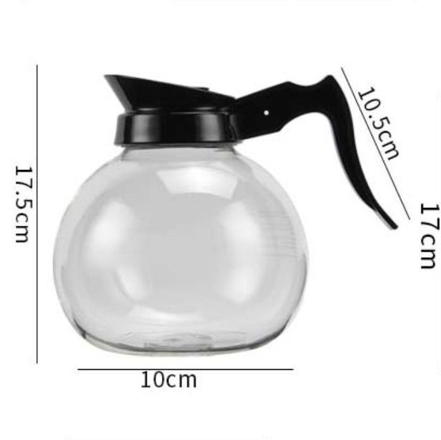 Filter Coffee Maker Machine Glass Jug 1.7ltr