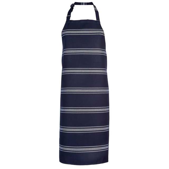 Bib Apron Stripe - Navy