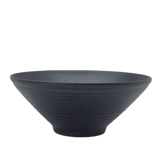 JAB Matte Black Organic Melamine Bowl