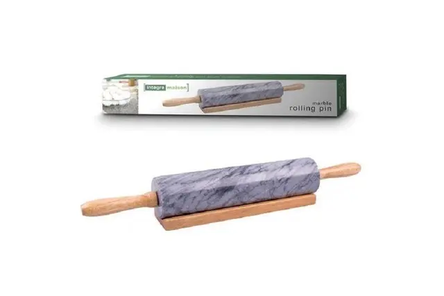 Marble Rolling Pin and Cradle