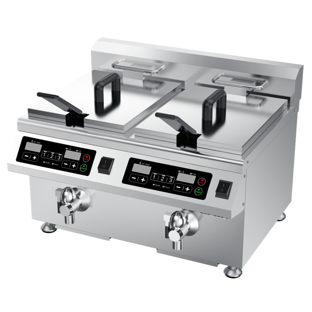 Guzzini Commercial Twin Tank Induction Fryer