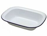Falcon Pie Dish Oblong Enamelware 24cm