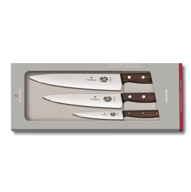 Victorinox Carving Set 3Pce RoseWood