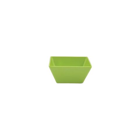 Ryner Melamine Square Bowl Green 70 x 70 x 42mm