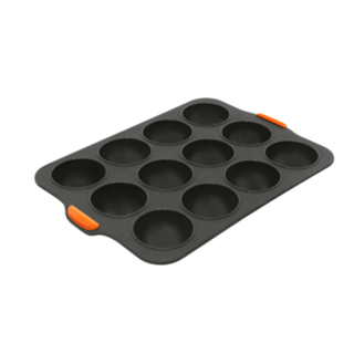Bakemaster Silicone 12 Cup Dome Tray
