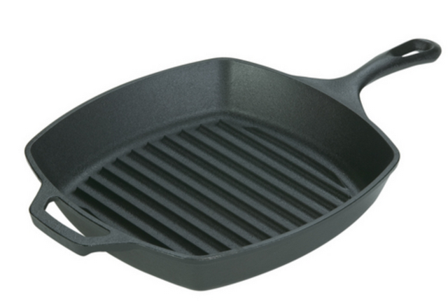 Lodge Cast Iron Square Grill Pan 26cm