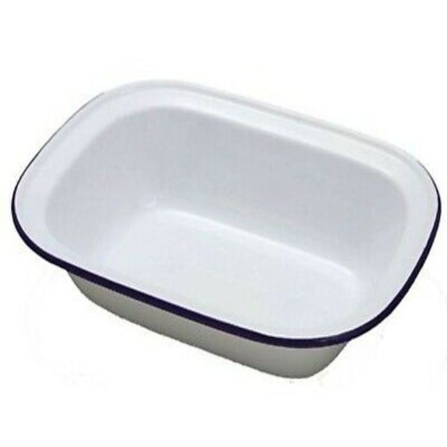 Falcon Pie Dish Oblong Enamelware 24cm
