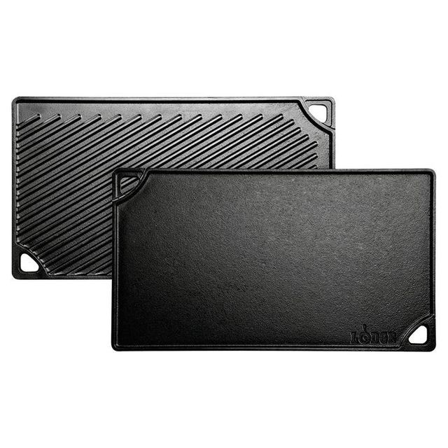 Lodge Cast Iron Double Play Griddle Reversible 42 x 24cm
