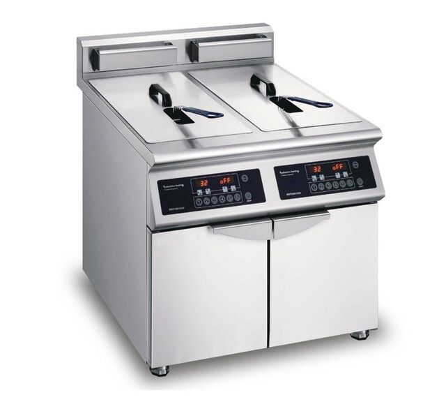 Guzzini Commercial Induction Double Tank Deep Fryer